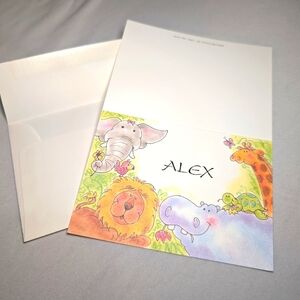 Personalized cards. Thank you notes. Babies. Kids.